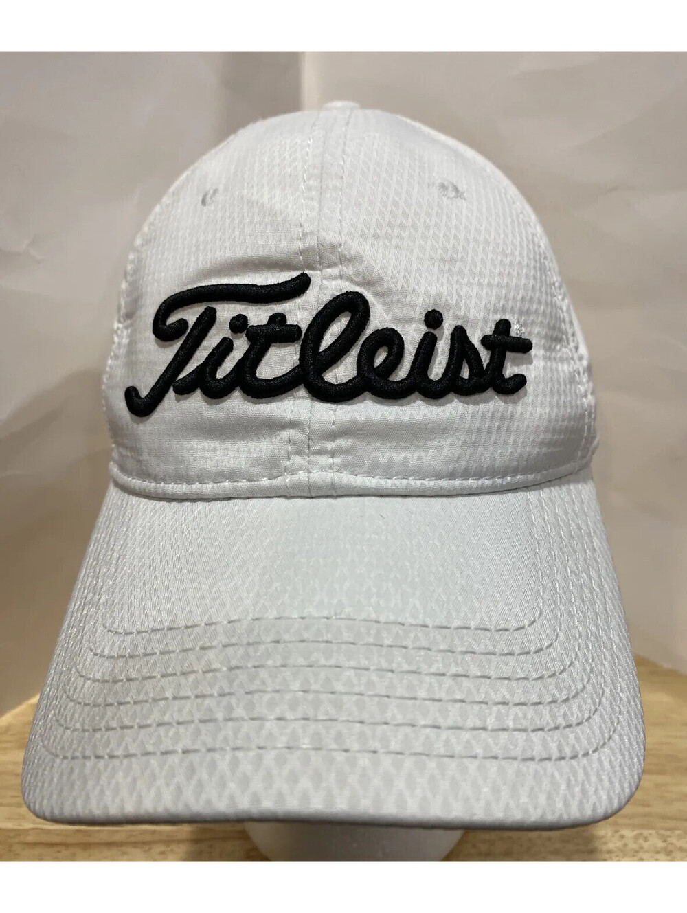 Titleist Golf Balls Golfing Par Bogey Eagle White Baseball Hat